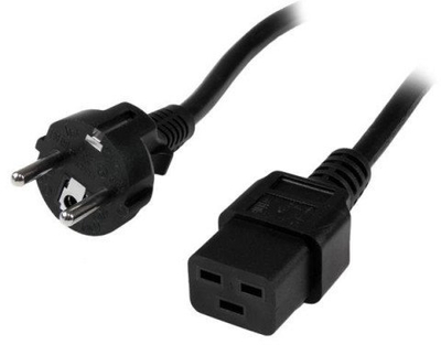 Kabllo rryme Manhattan IEC320 Schuko në C19, 16A, 2.5m, e zezë