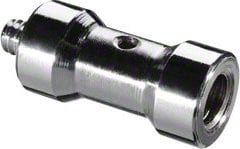 Фотографски адаптер Валимекс спигот, 1/4" во 3/8", метален, сребрен