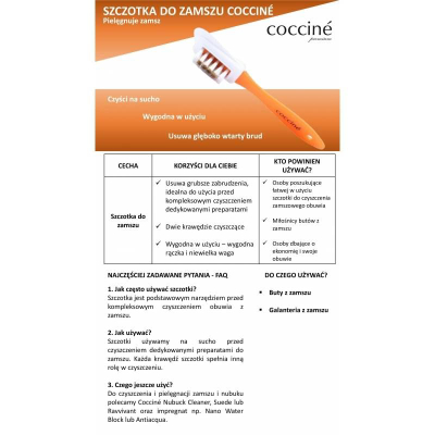 Furçë pastrimi Coccine DA0234, për zamosh dhe nubuk
