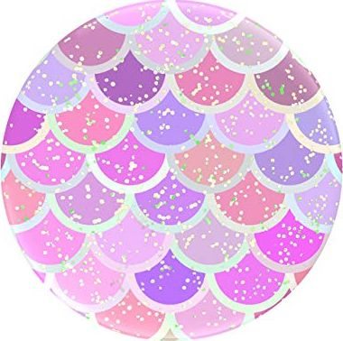 Mbajtëse telefoni PopSockets 800943 PopGrip, model mermaid, rozë vjollcë