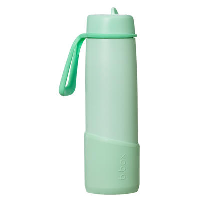 Mbulesë silikoni për shishe b.box Flip Top 690ml, jastëk ajri, olive