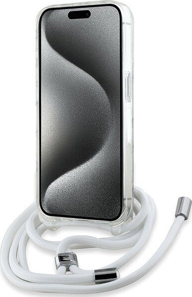 Маска за телефон Karl Lagerfeld Choupette Head Cord, за iPhone 14 Pro, MagSafe, проѕирна