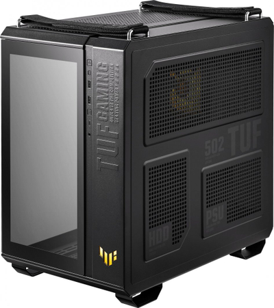 Kasë Asus TUF Gaming GT502 PLUS TG ARGB, e zezë, Midi Tower