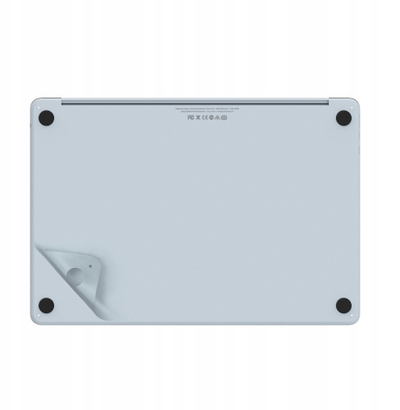 Mbulesë ngjitëse JCPal MacGuard për MacBook Air 13\" M2 M3 M4, set me 2 pjesë, Sky Blue