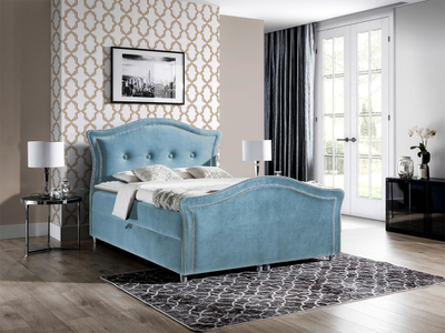 Shtrat kontinental BEDRAN LUX 180x200 + dyshek, kaltër