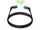 Мрежен кабел Techly ICOC U6A TPE36 010B, Cat6a U UTP, 1m