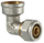 Kokë këndore e filetuar TDM Brass 15341503, 1/2", 16x2, bronx