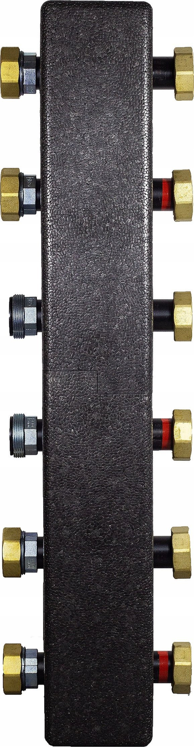 Манифолд за греење Meibes Standard, до 70 kW, 5 кола, црн