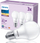 Llambë LED Philips E27, 4.9W 470lm, 2700K, e bardhë mat, set 3 copë