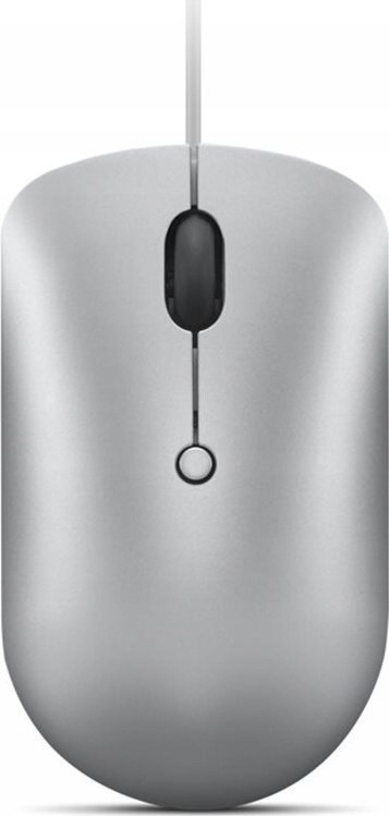 Maus Lenovo 540 USB C me kabllo, kompakt, 2400 DPI, gri cloud