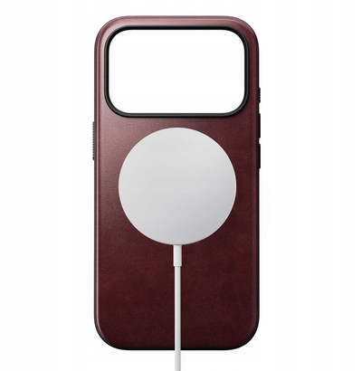 Mаска за телефон Nomad Modern Leather Case, за iPhone 17 Pro, кожа Horween, кафеава