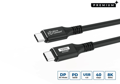 Kabllo USB C Microconnect CLUCC-15WP, 0.15m, e bardhë