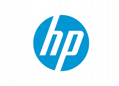 Logo HP origjinal, ngjitës, blu e bardhë