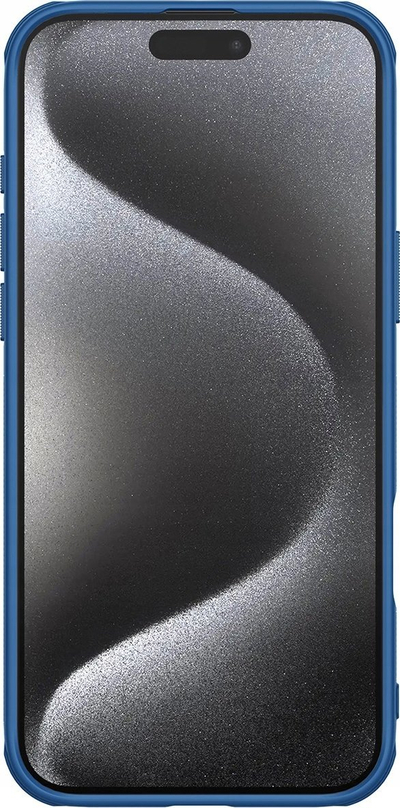 Kapak mbrojtës Nillkin Super Frosted PRO për iPhone 16 Pro, hard back cover, blu
