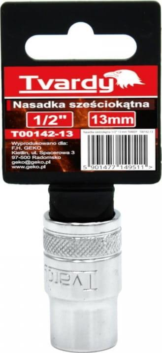 Kokë gedhore TVARDY 1/2", 13mm, metalike