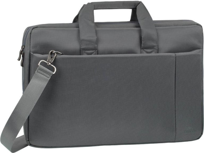 Çantë laptopi RivaCase Central, 17.3\", gri, për kompjuter portativ