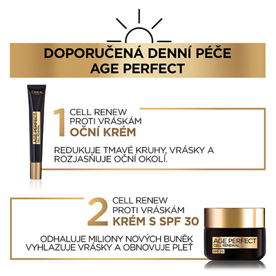 Крем за лице против брчки SPF 30 Age Perfect Cell Renew, 50 мл