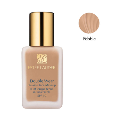 Krem pudër Double Wear SPF 10 Estée Lauder Nr. 3C2 Pebble, 30 ml