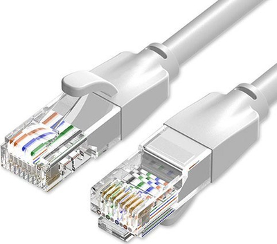 Kabllo rrjeti Deltaco Cat6 U UTP, crossover, 2m, gri