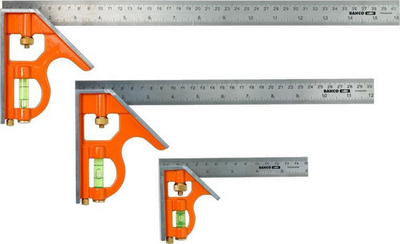 Аголна мерна алатка Bahco CS300, 300mm, со либела, портокалова