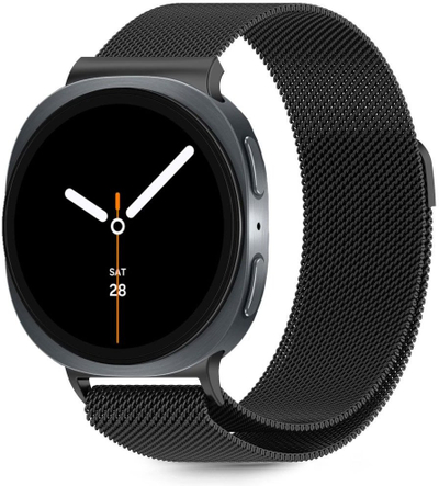 Rrip ore Tech-Protect Milanese për Samsung Galaxy Watch 40 mm, çelik inox, i zi