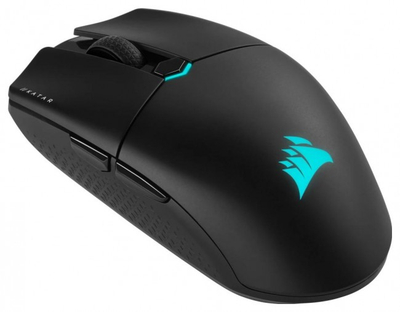 Gejминг глушец Corsair KATAR ELITE WIRELESS, безжичен, 26000 DPI, црн