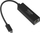 Adaptor USB C në RJ45 Vision TC USBCETH/BL, Gigabit Ethernet, i zi