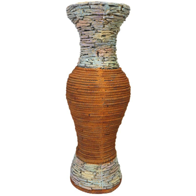 Vazo kopshti Saska Garden, 23.5x23x63.5cm, gri