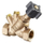 Valvul mbyllse Oventrop Hydrocontrol A P 16 RG, DN 15 1/2", bronx