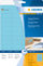Etiketa ngjitëse Herma Color Labels 4368, A4, 45.7 x 21.2 mm, letër blu mat, 960 copë