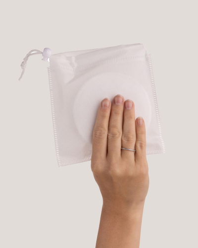 Jastëk gjidhënie Carriwell Washable, organik, 6 copë, i bardhë