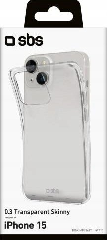 Këllëf telefoni SBS Skinny për iPhone 15, transparent
