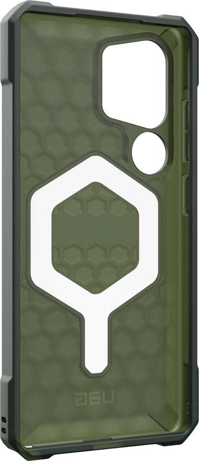 Mbulesë telefoni UAG Essential Armor për Galaxy S25 Ultra, me magnet, e gjelbër translucente
