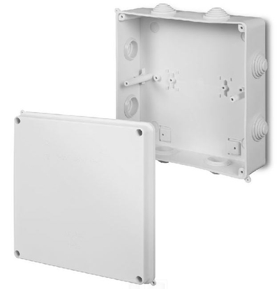 Kuti shpërndarëse Elektro-Plast EP-LUX PK-8, IP55, 196 x 196 x 78mm, gri