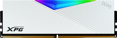 Memorie RAM ADATA XPG Lancer RGB, DDR5, 64GB 6400MHz, CL32, e bardhë