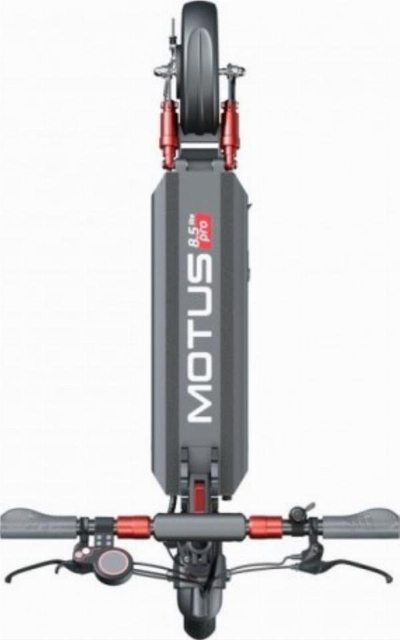 Trotinet elektrik Motus Bella Ride, 20 km/h, autonomi 35 km, gri