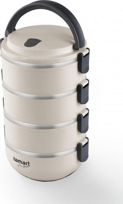 Termos Lamart Dinner LT6024, 2.4 l, i bardhë