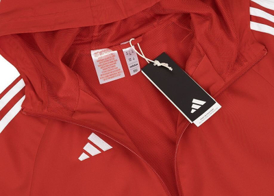Xhup sportiv për kalamaj Adidas Tiro 24 Jr IM8800, Aeroready, poliester i riciklum, i kuq