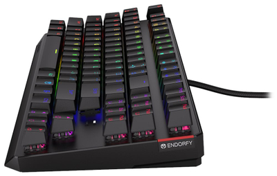 Tastierë ENDORFY Thock TKL, Kailh Blue RGB, e zezë