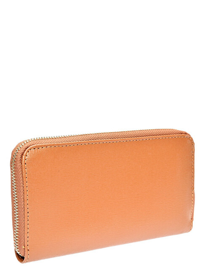 Portofol Wholesale AW25 LV 474, lëkurë natyrale, 11x20cm, ngjyrë kognak