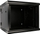 Kabinet muri Extralink 19" 9U, metalik, me xham, gri