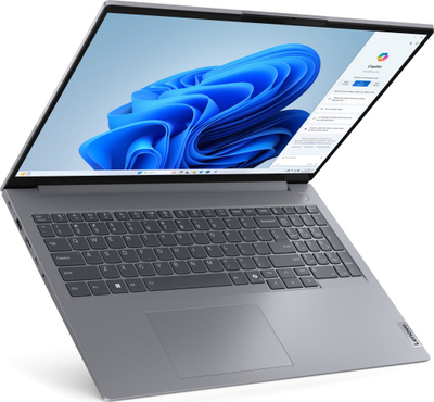 Laptop Lenovo ThinkBook 16 Gen 7, 16", Intel Core Ultra 7 155H, 16GB RAM, 512GB SSD, Intel Arc Graphics, gri arktik