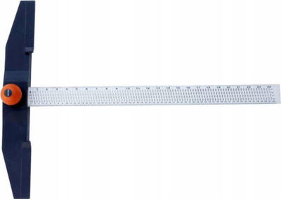 Rregull prerës për gips EDMA 163155, 62 cm, metalik