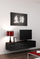 Komodinë TV Cama Meble Vigo 140, 140 cm, MDF, e zezë