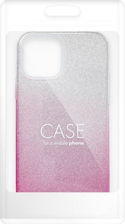 Maskë telefoni Forcell Shining Ombre për Samsung Galaxy S23 FE, TPU PC, rozë me shkëlqim