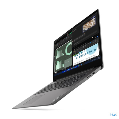 Laptop Lenovo V V17 i3-1215U, 17.3", Intel Core i3, 8 GB RAM, 256 GB SSD, i hirtë