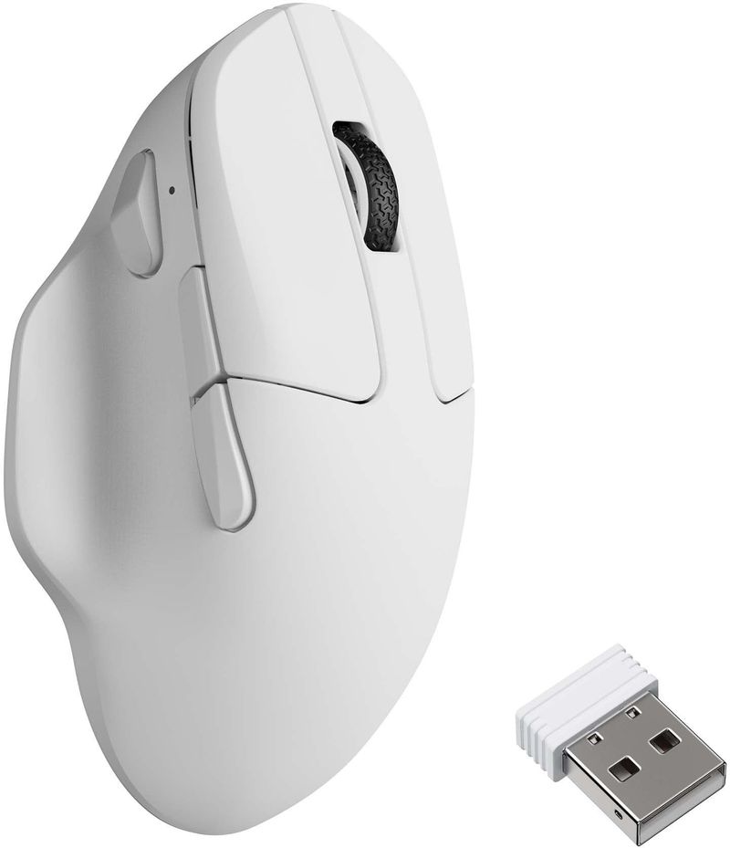 Maus Keychron M7 A24, pa tela, optik, i bardhë