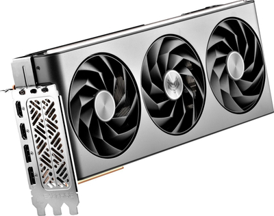 Kartë grafike Sapphire Nitro+ AMD Radeon RX 7900 GRE, 16GB GDDR6, PCIe 4.0, gri e zezë