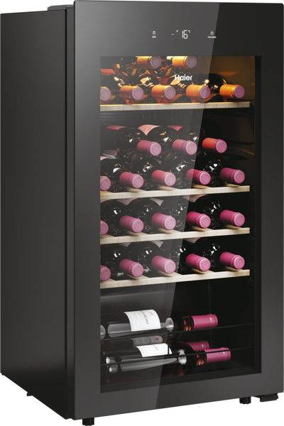 Frigorifer vere Haier Wine Bank 50 HWS34GGH1, 34 shishe, kontroll elektronik, i zi