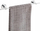Mbajtëse peshqiri WENKO UV-Loc Isera, 41 cm, montim pa shpim, krom
